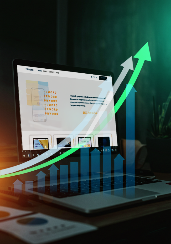 PRword розробка вебсайтів, SEO просування, таргетингова реклава Google, Instagram, Facebook
